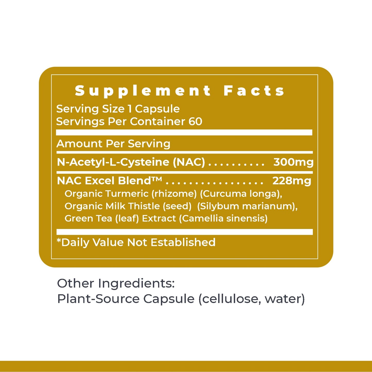 Premier Research Labs NAC Supplement N-Acetyl Cysteine Capsules 60 Capsules