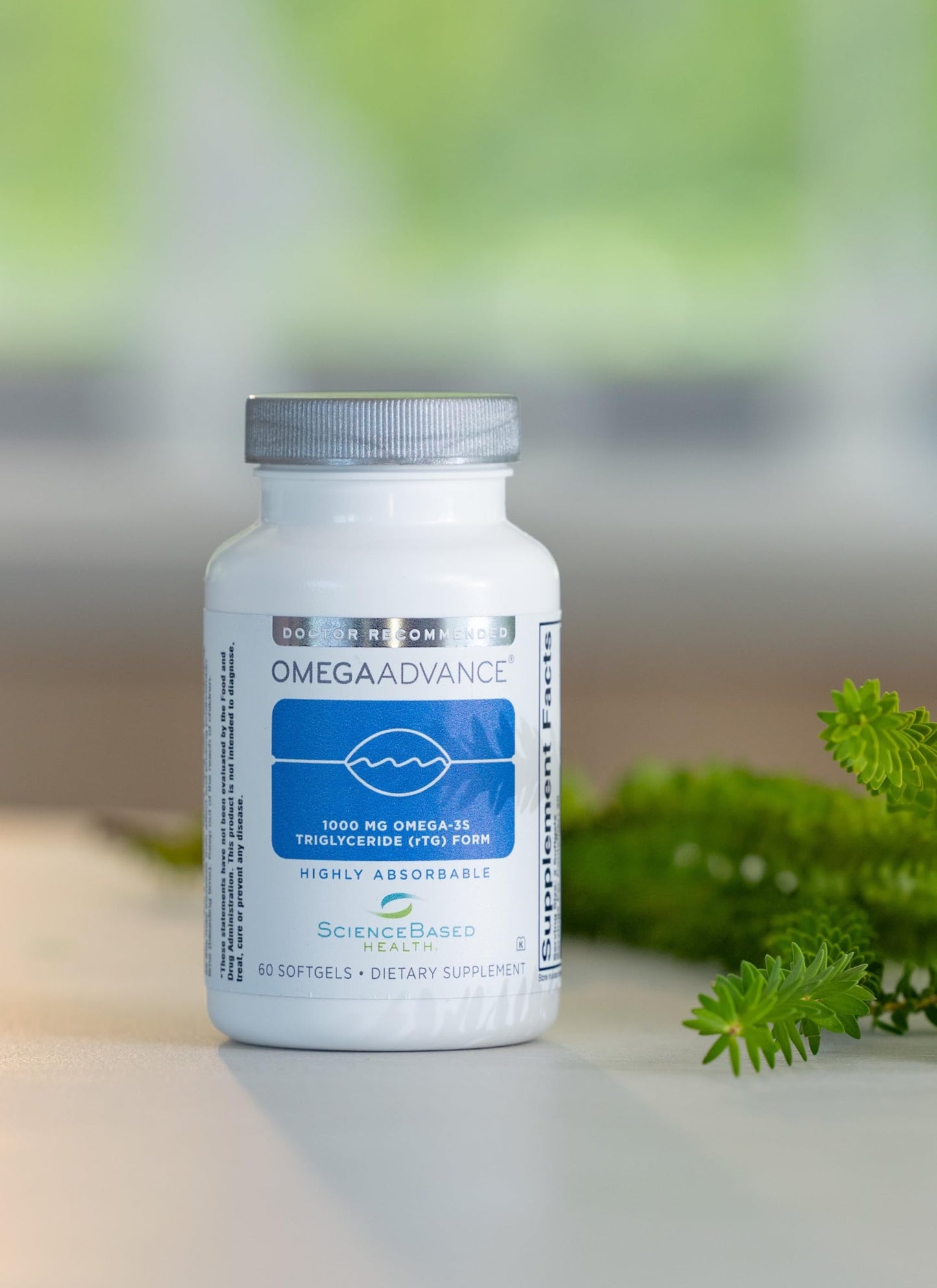 ScienceBased Health OmegaAdvance Omega-3 Fish Oil Softgels, 60 Softgels