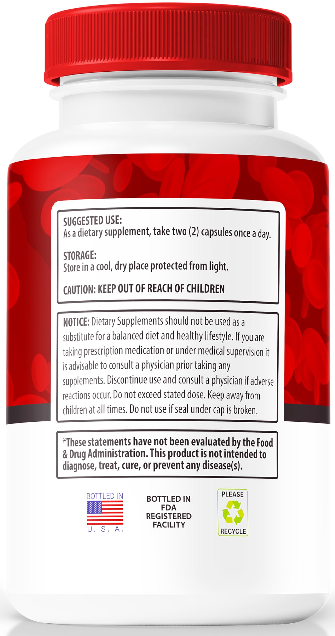 NutraRize Genesis Blood Clean Capsules 180 Count