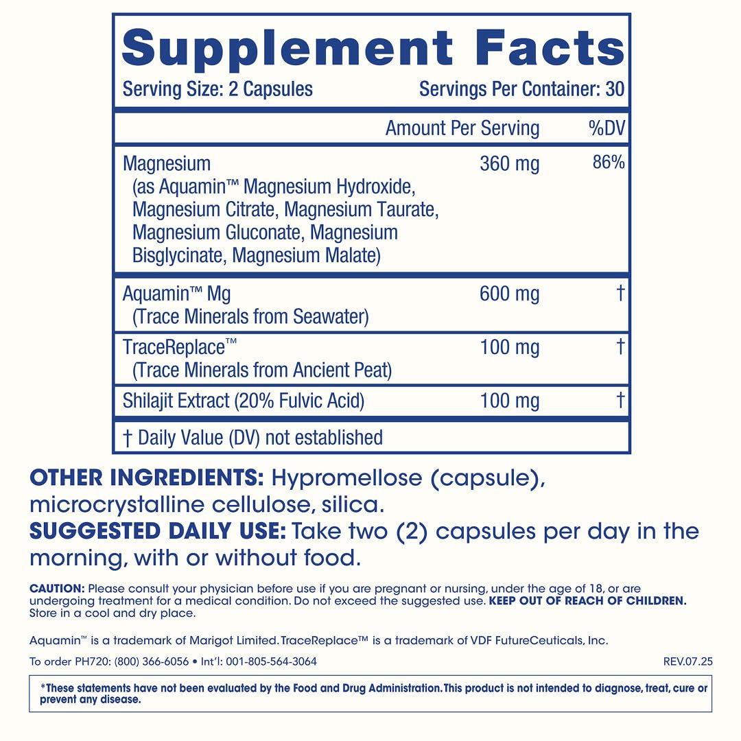 ProHealth Morning Mag Multi-Mineral with Shilajit Extract Capsule, 60 Capsules
