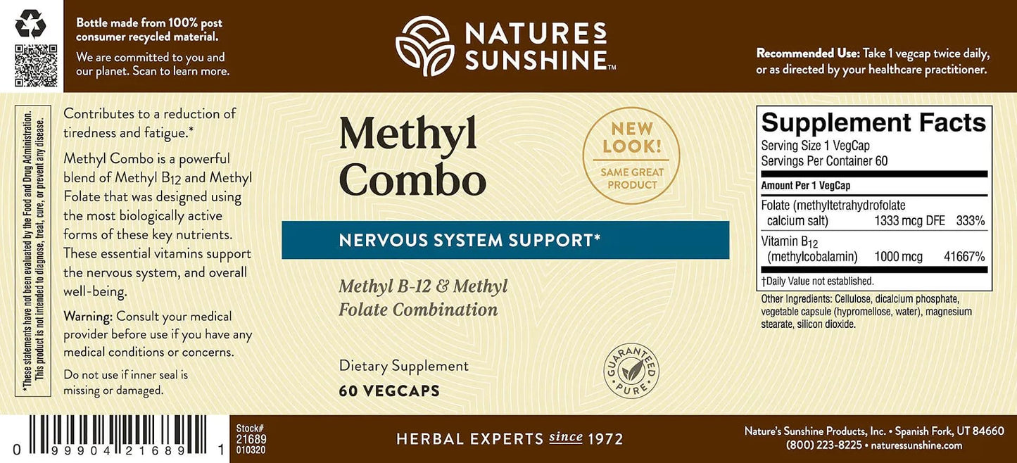 Nature's Sunshine Methyl Combo Capsule 60