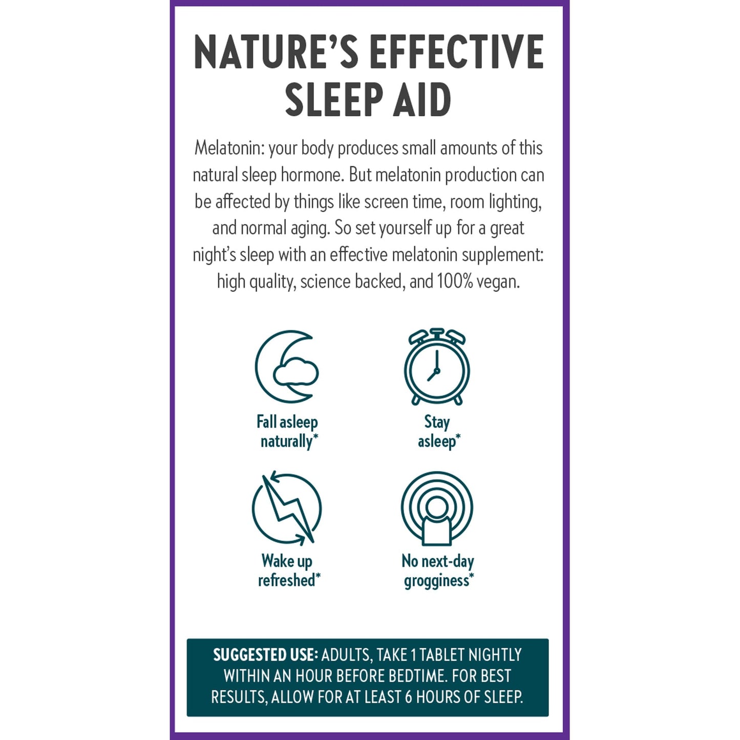 New Chapter Plant Melatonin 2mg Sleep Aid Tablet 30 Count