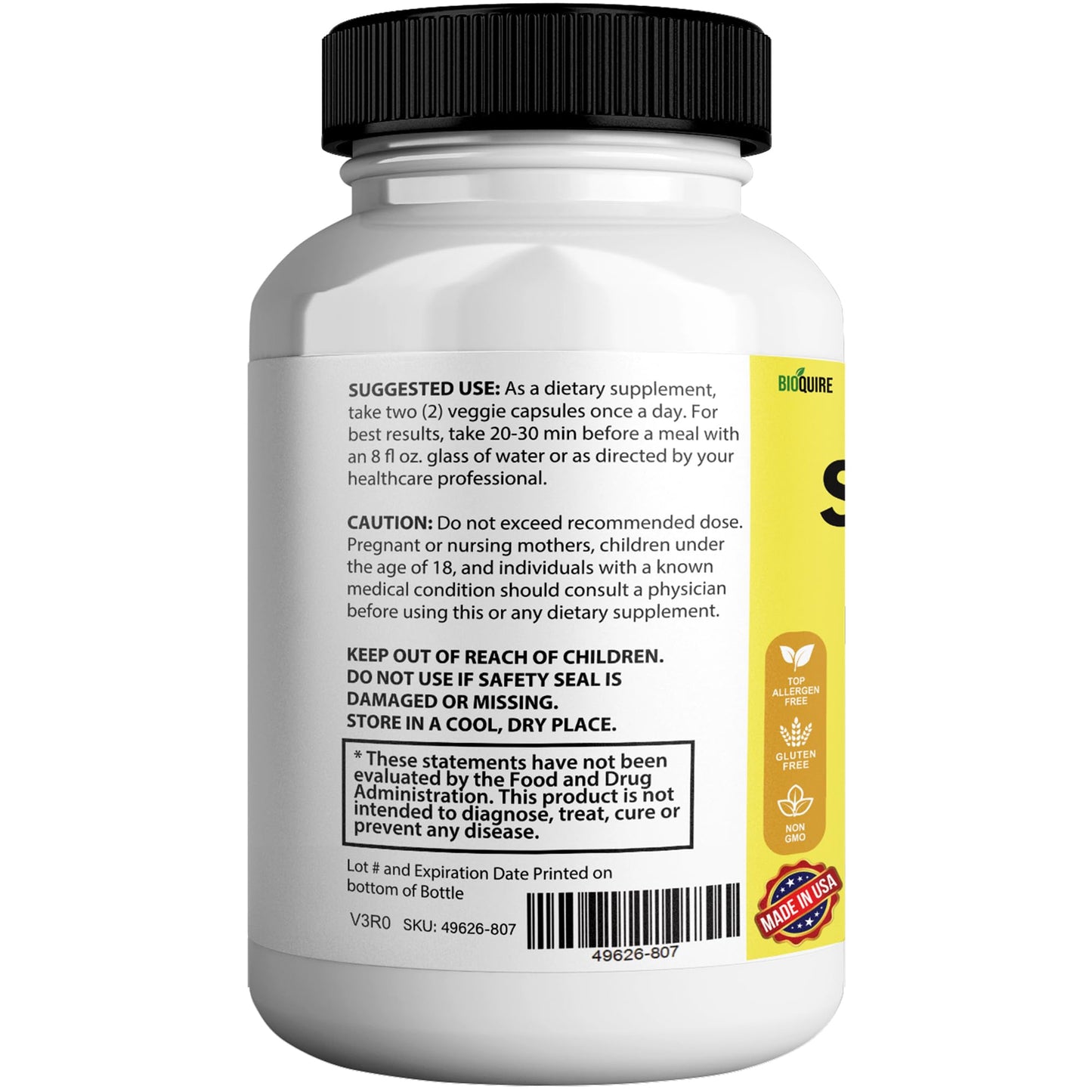 BIOQUIRE Sight Fresh MAX Vision Support Supplement 60 Capsules