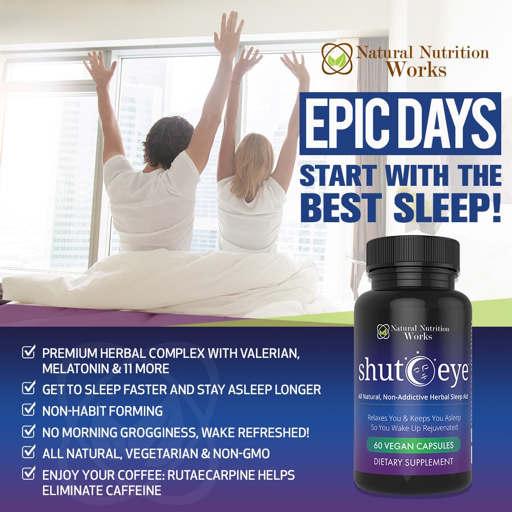 Natural Nutrition Works Shut-Eye Capsule 60 Count