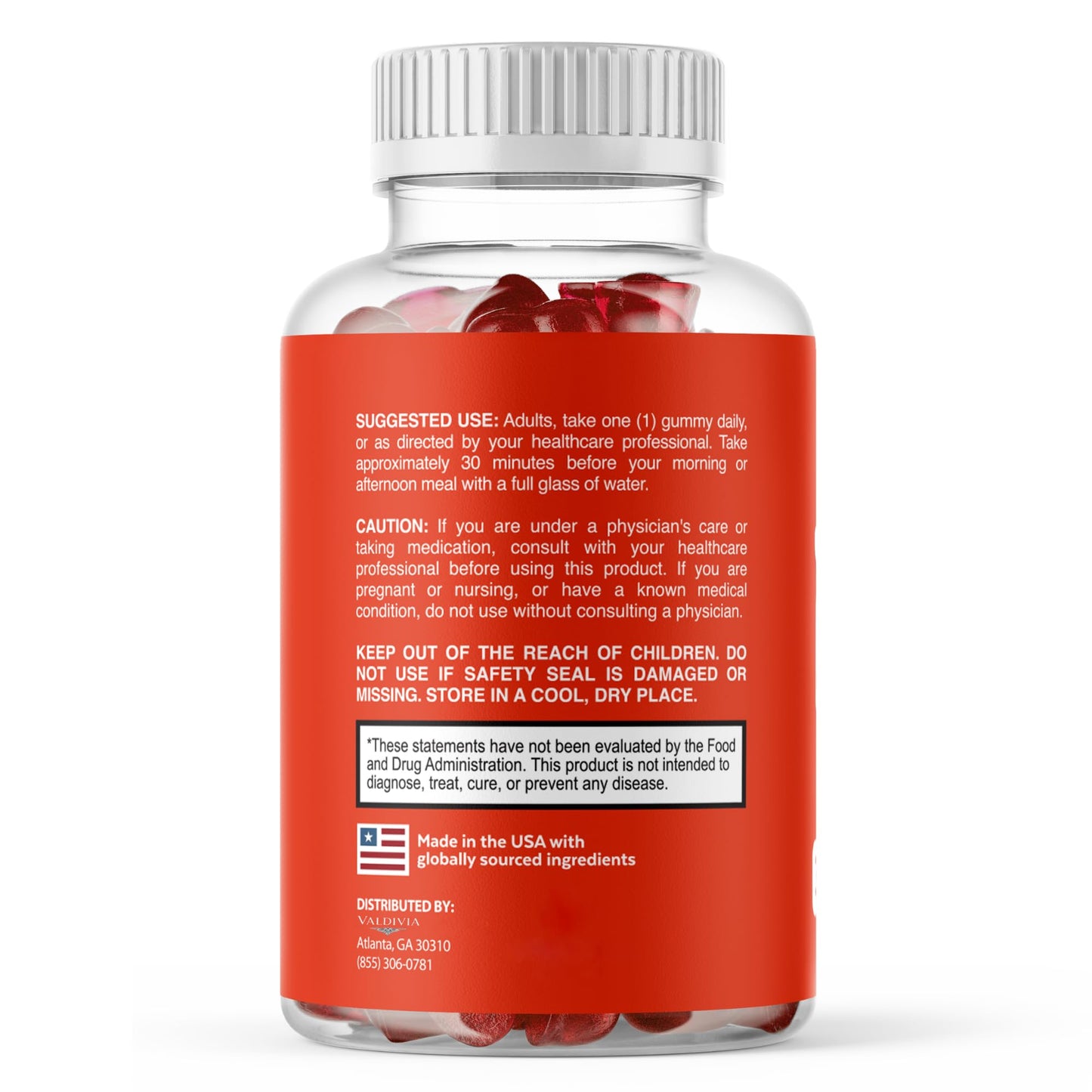 Valdivia Jelly Lean Gummies, 150 Gummies (Pack of 5)
