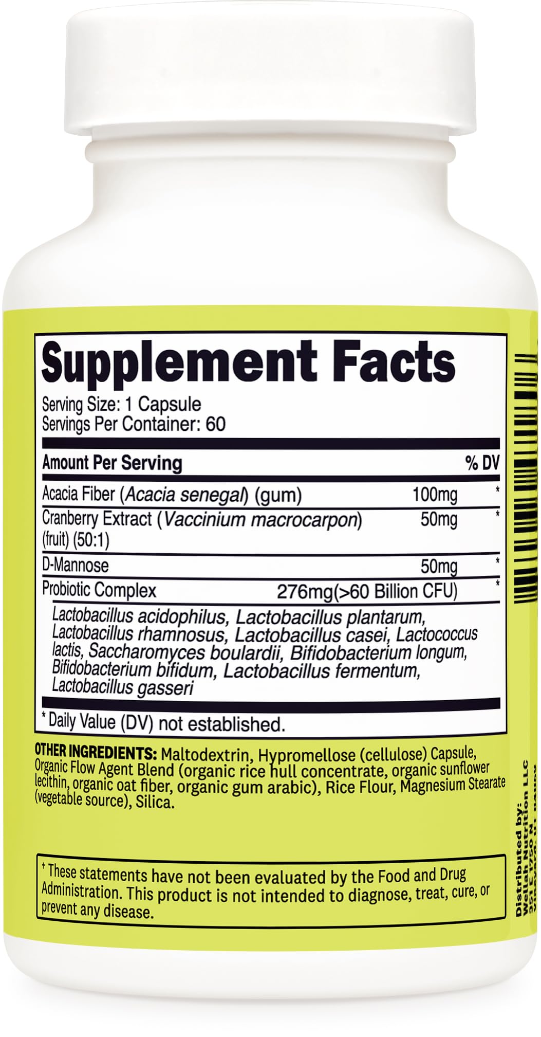 Wellah Probiotic for Women Capsules, 60 Count