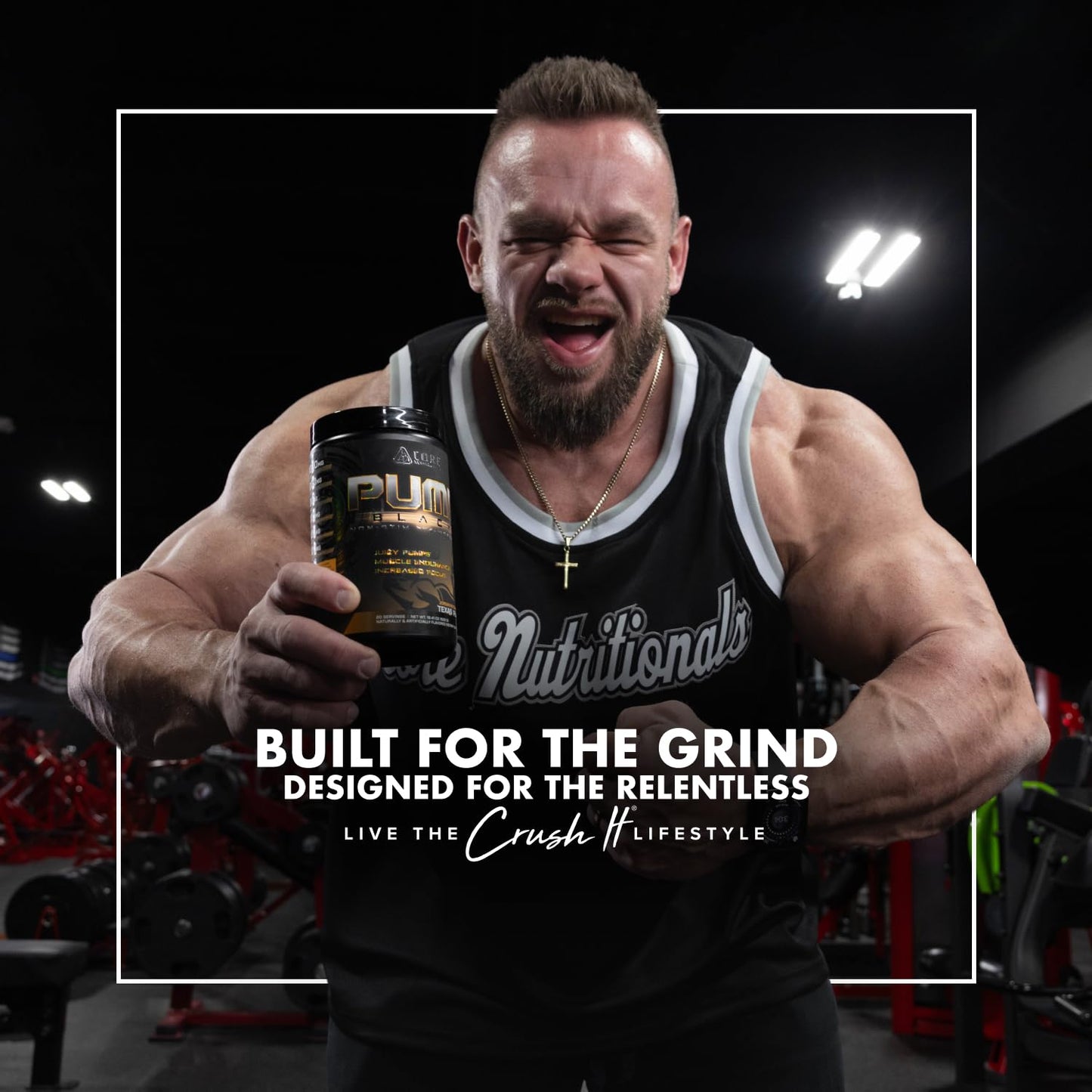 Core Nutritionals Pump Black Non-Stim Pre-Workout Powder 18.6