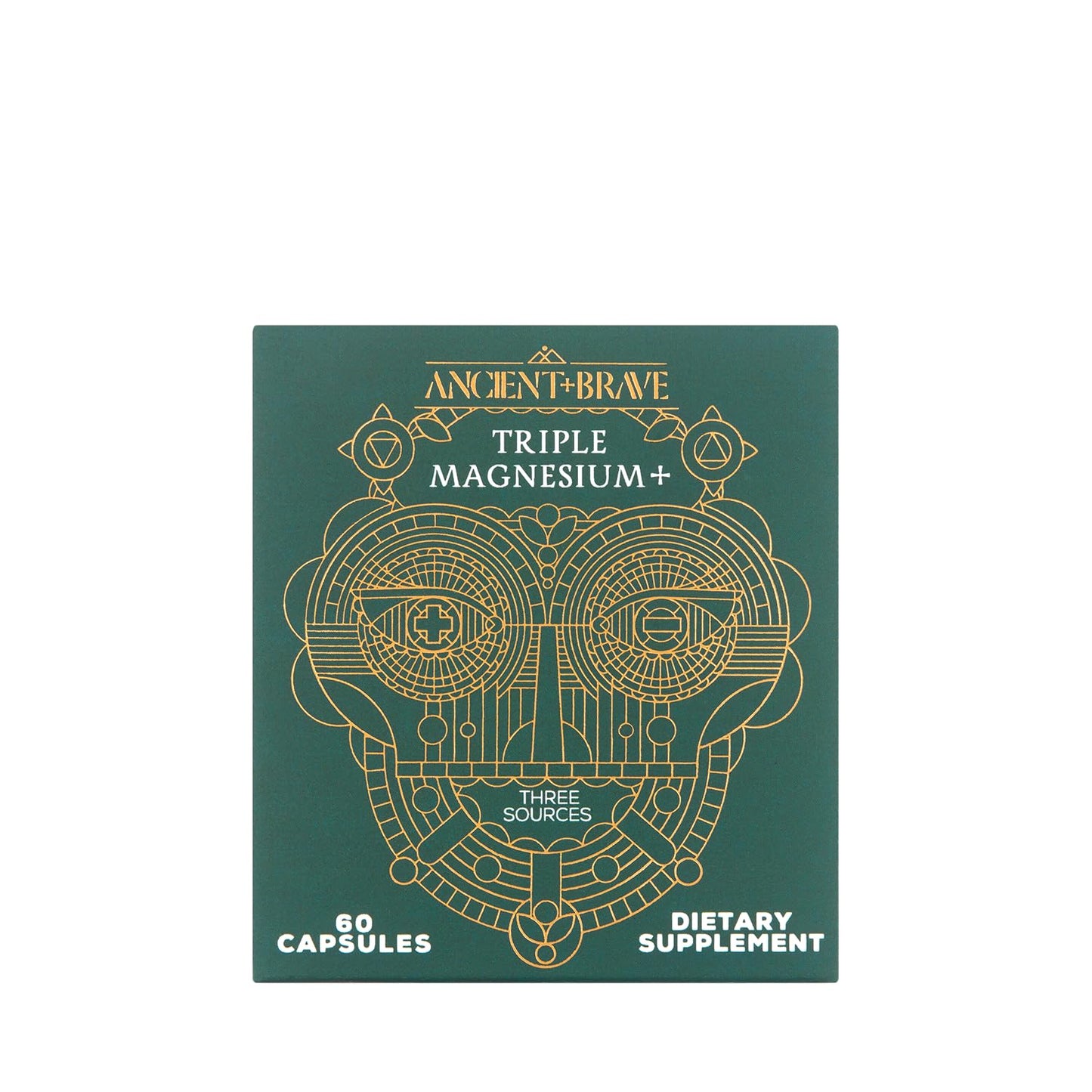 Ancient + Brave Triple Magnesium Capsules 60 Capsules