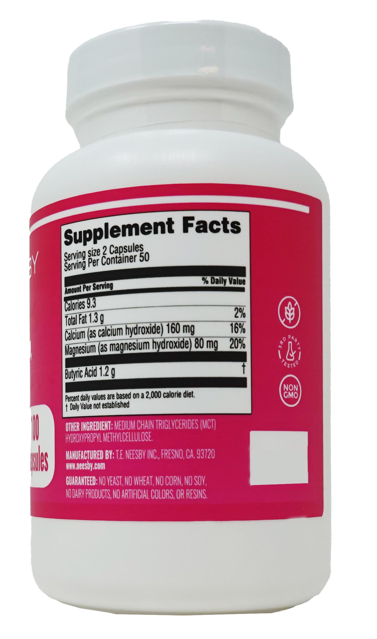 Neesby Butyrex 100 Capsules