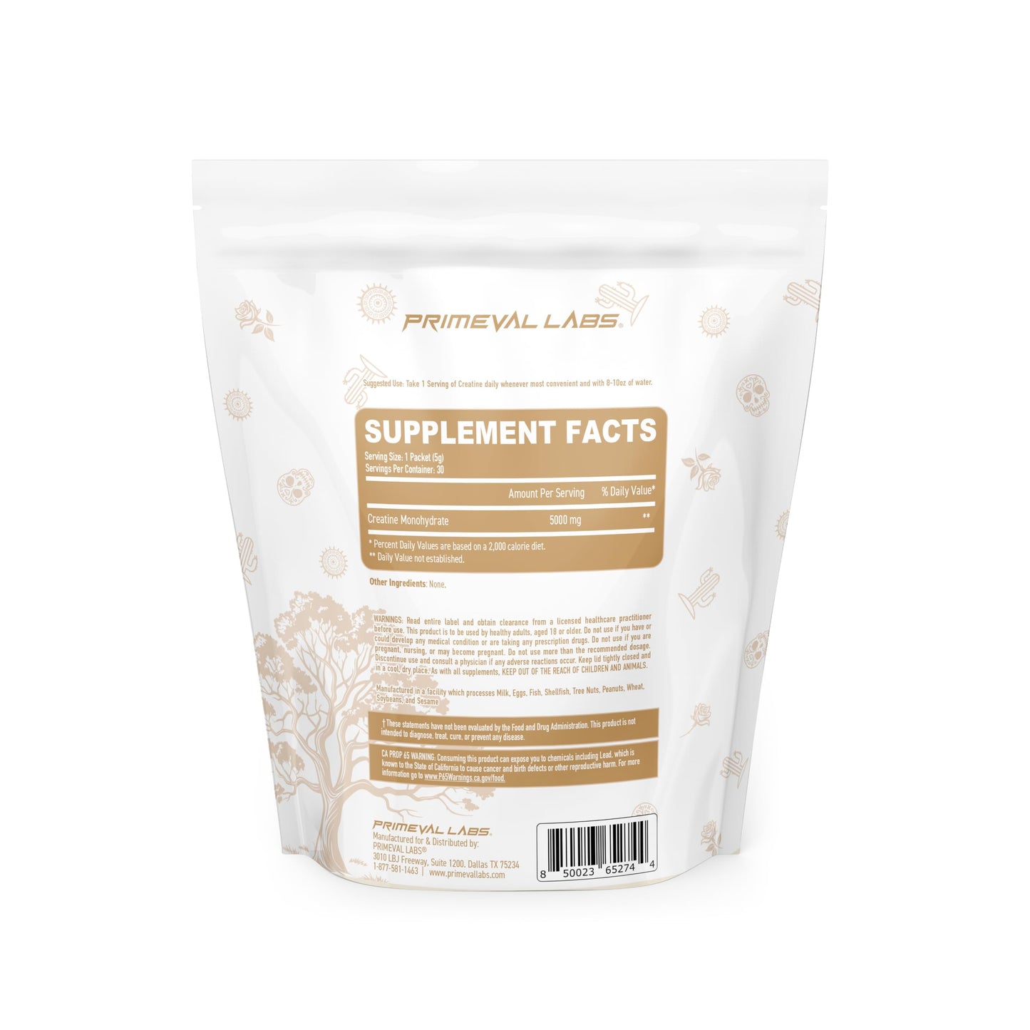Primeval Labs Clean Creatine Monohydrate Powder 8