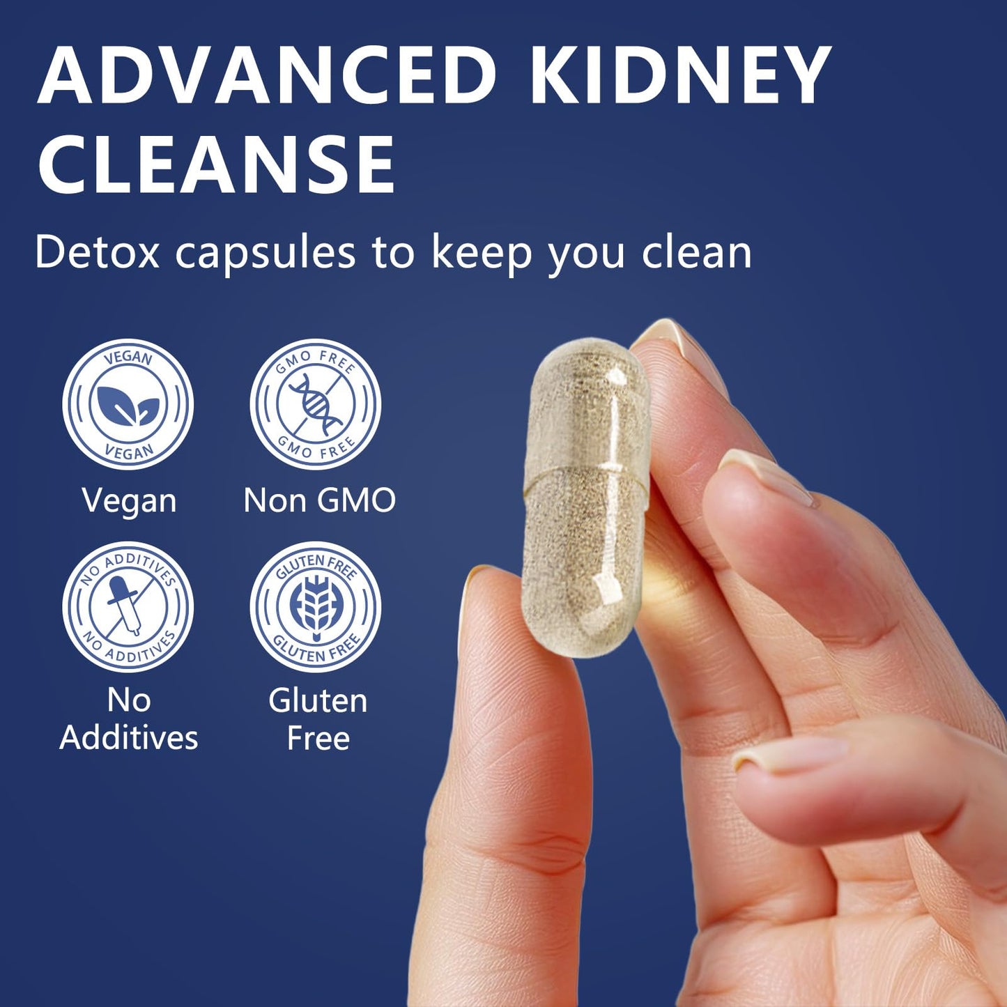 Totaria Kidney Cleanse Detox & Repair, Advanced Kidney Support Supplement - Cranberry & Chanca Piedra Capsules, 120 Count