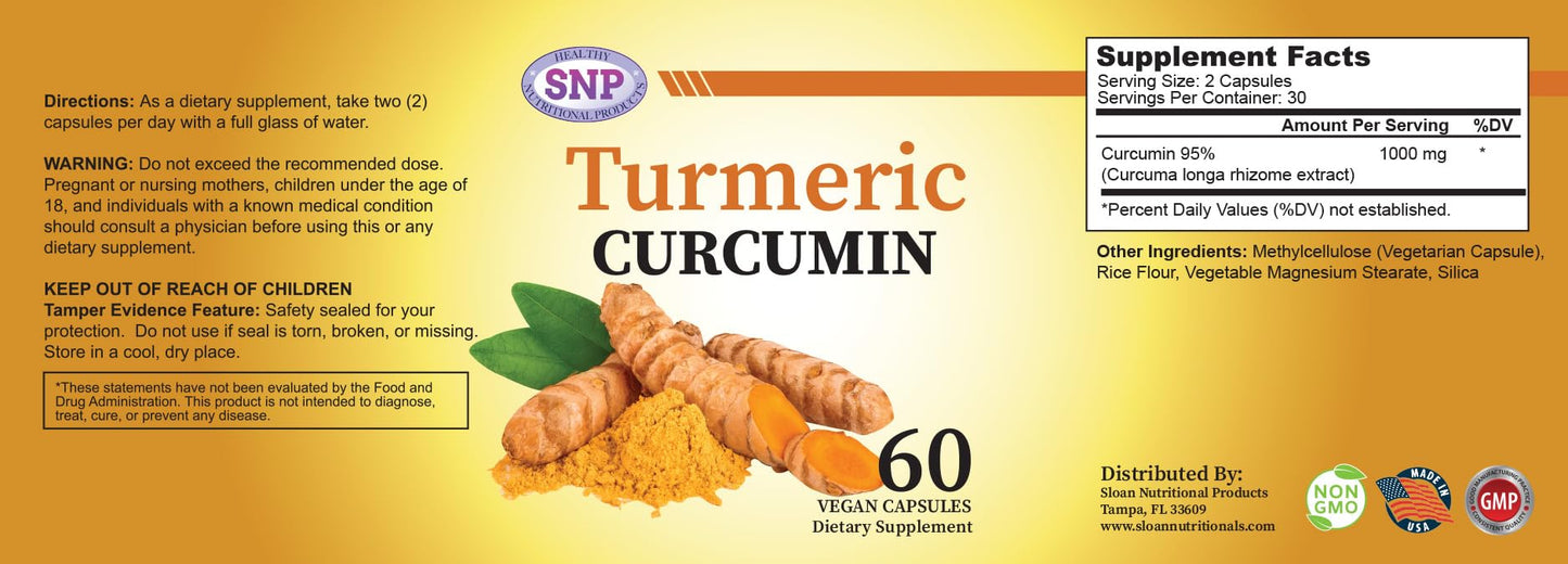 Generic Turmeric-Curcumin Capsule, 60 Count