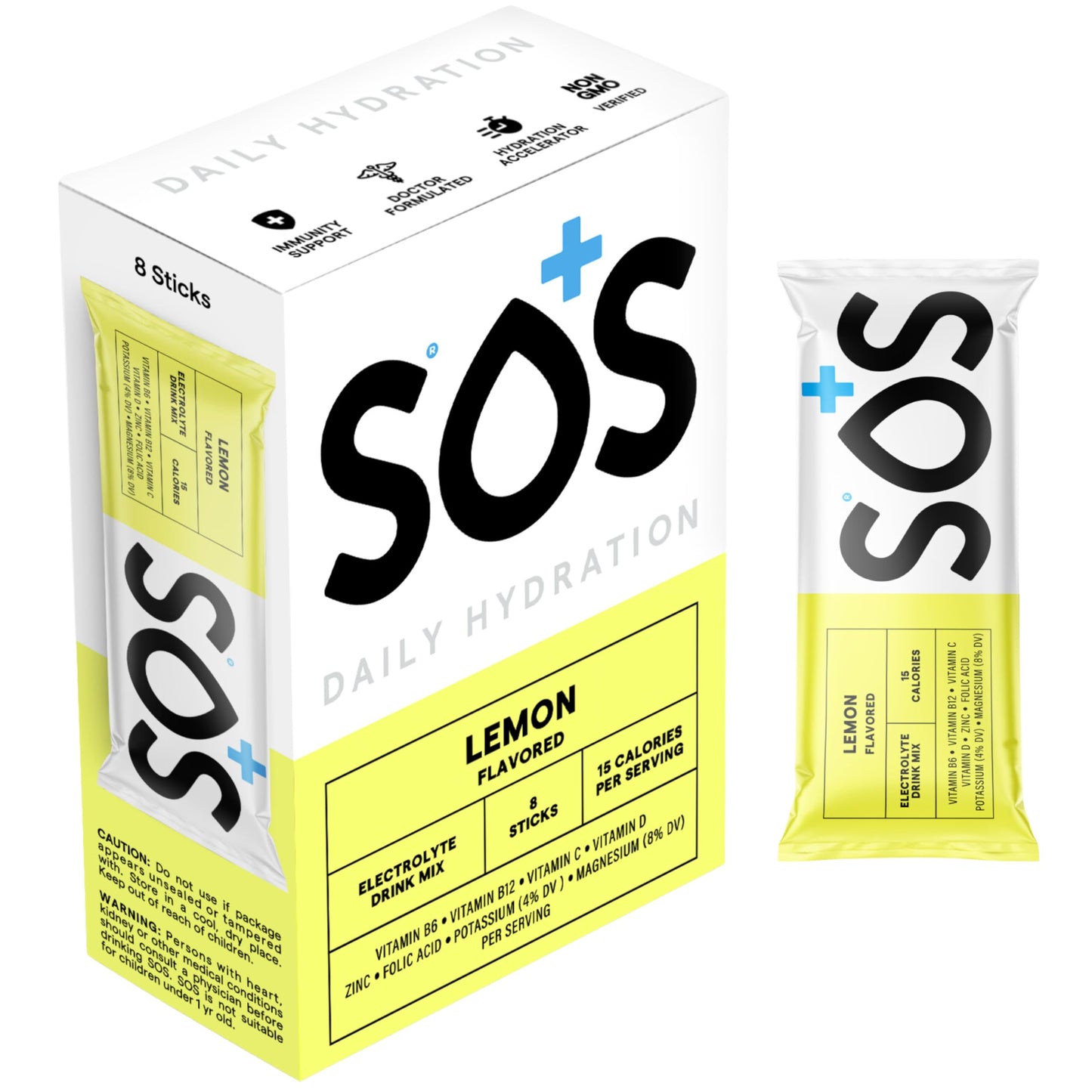 SOS Hydration Electrolyte Powder Sticks 1.84 oz