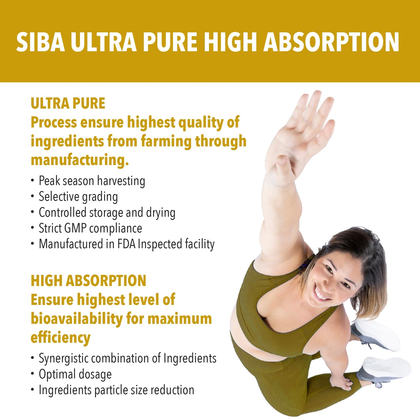 Siba Nutraceutical LLC Ashwagandha Capsules 120 Capsules