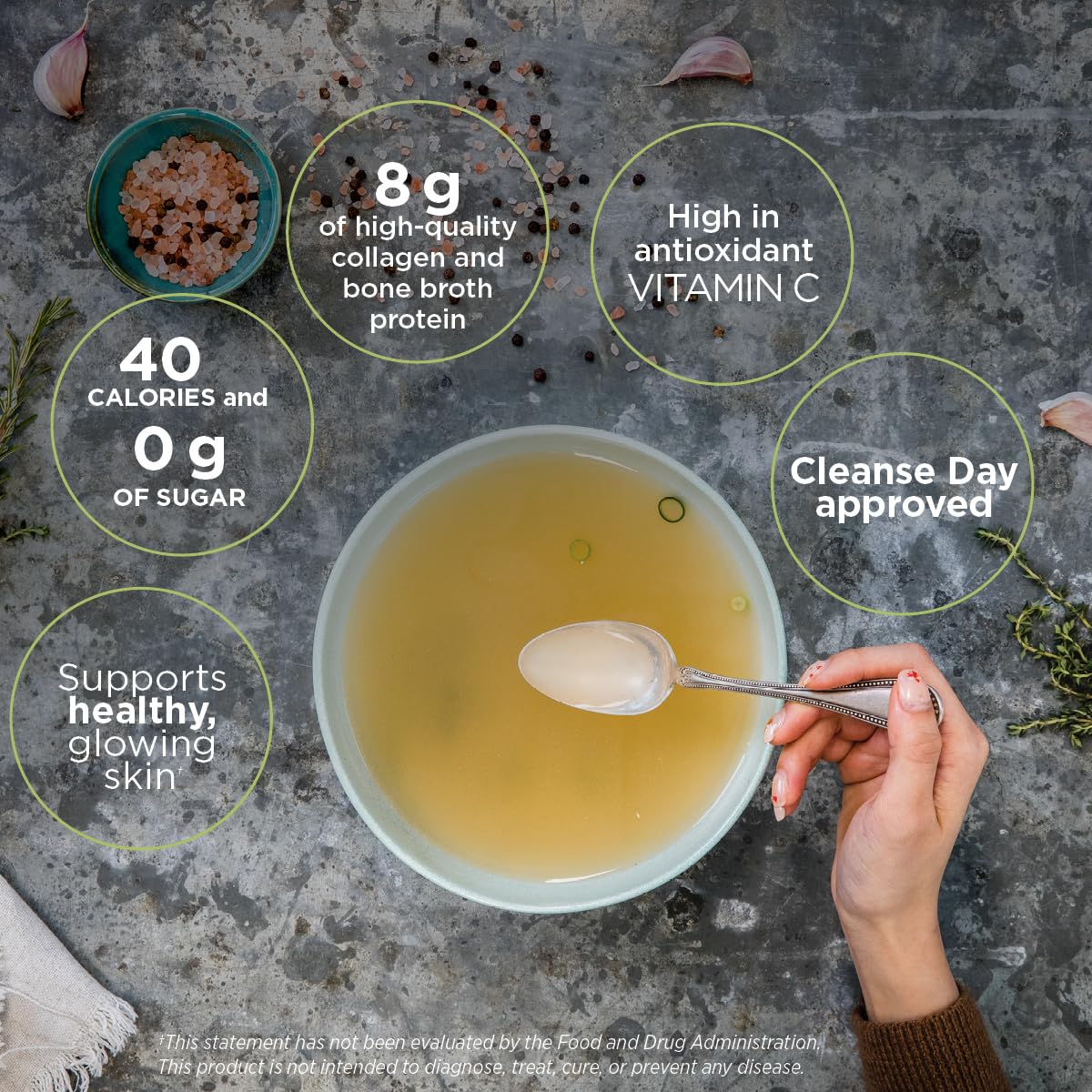 Isagenix Collagen Bone Broth Powder 7.3 oz