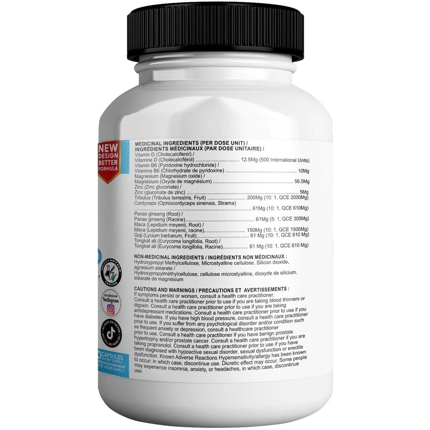 BIOQUIRE Max IQ Lab Pro Gold Mind Memory Support Supplement Capsules 60 Capsules