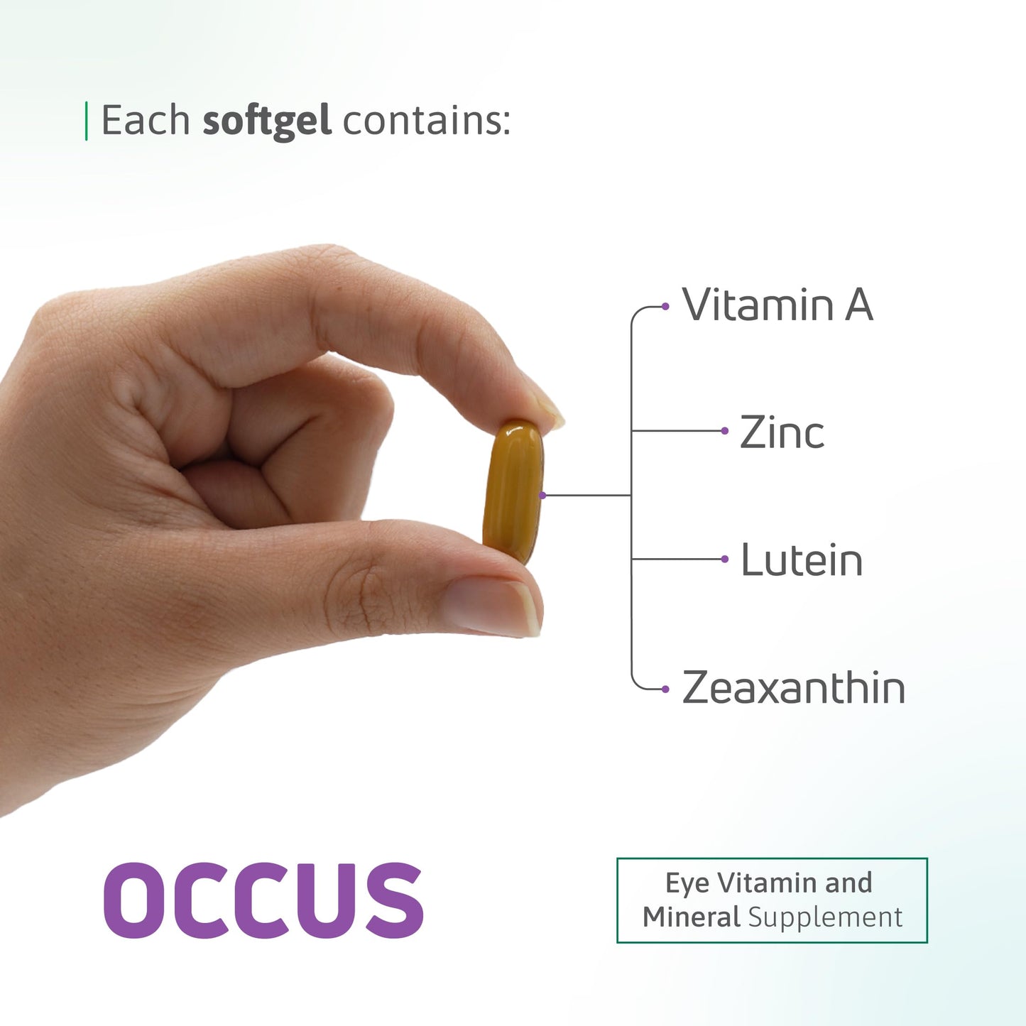 Nutra Nutrition Eye Vitamins Lutein Zeaxanthin A C E Zinc Support Softgels 60