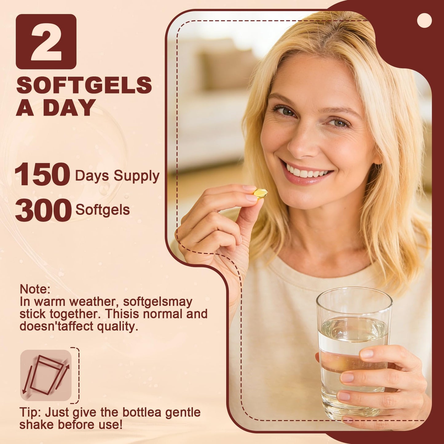 LanranBee Aged Garlic Extract 750mg Capsule, 300 Capsules