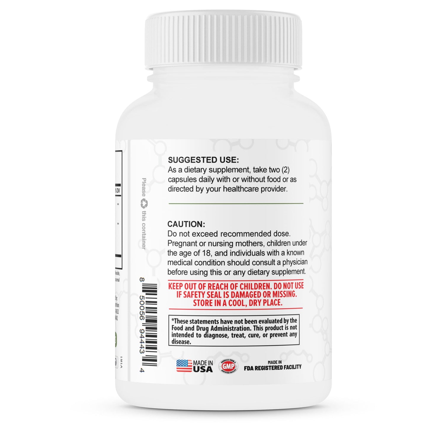 TerraForm Nutrition Liposomal NAD+ Resveratrol Capsule 120 Count