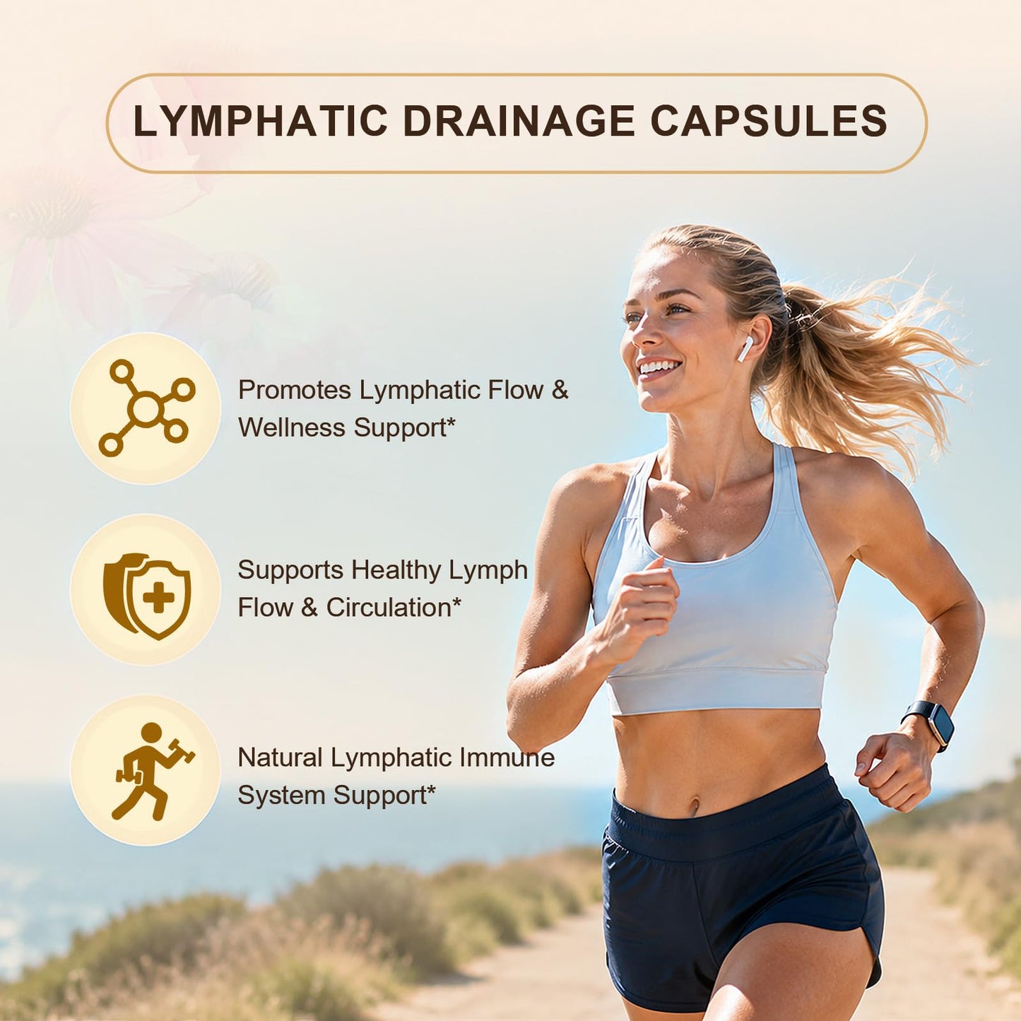 MOLVEXA Lymphatic Drainage Capsules, 60 Count
