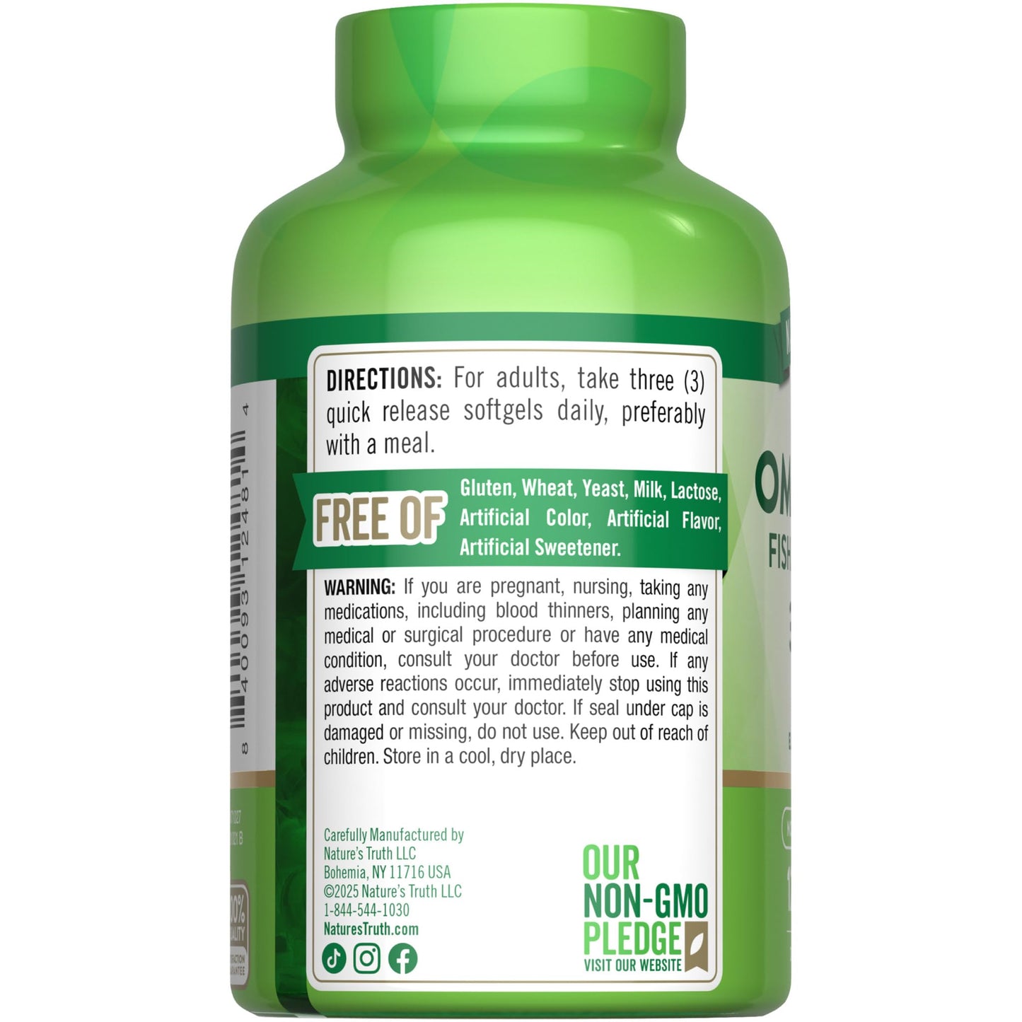 Nature's Truth Omega 3-6-9 Softgels 120 Count