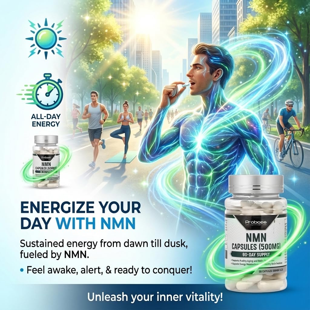Probase Nutrition Longevity Pure NMN Capsules 60 Count