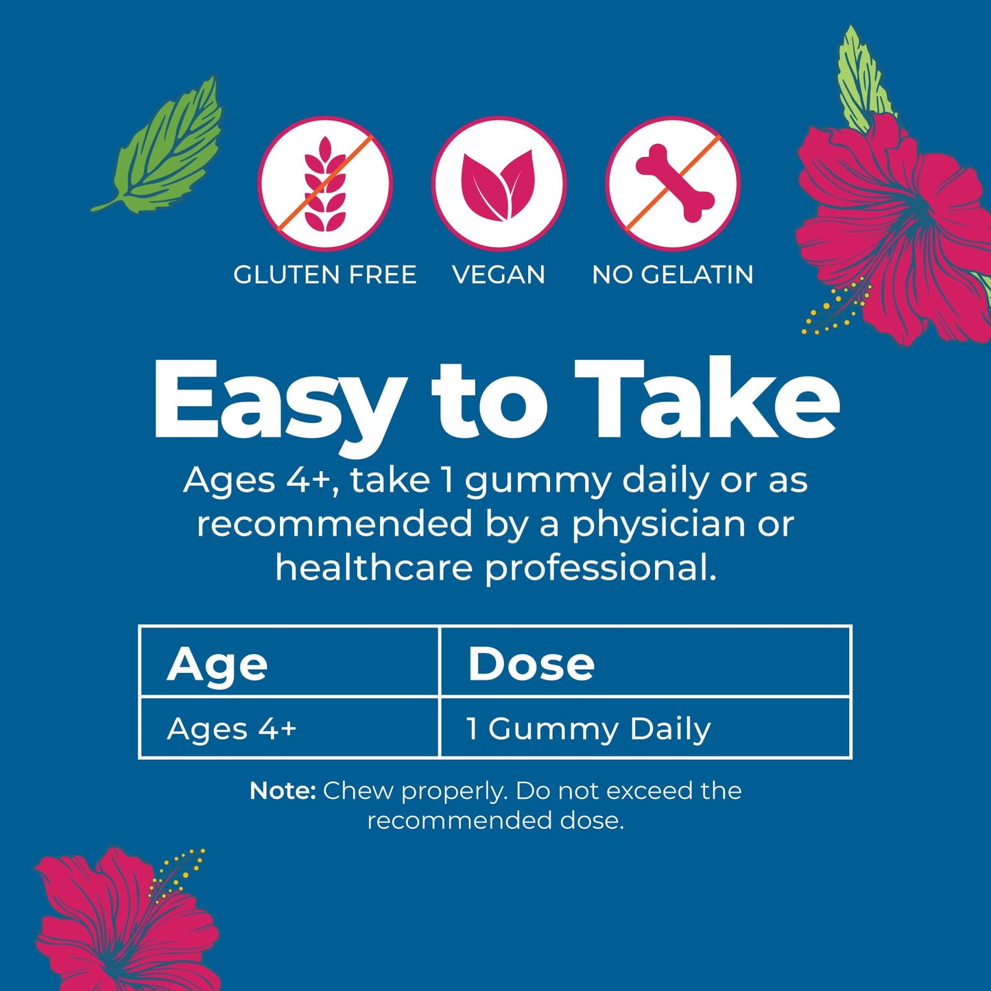 MaryRuth's Kids Magnesium Gummies 60 Count