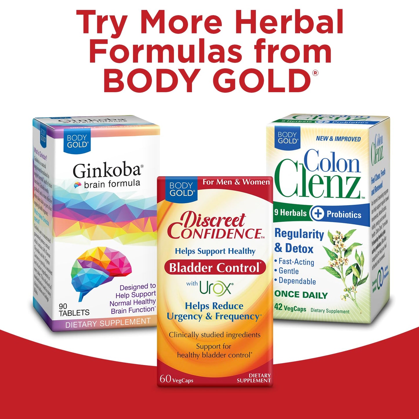 Body Gold Discreet Confidence 60 Capsules