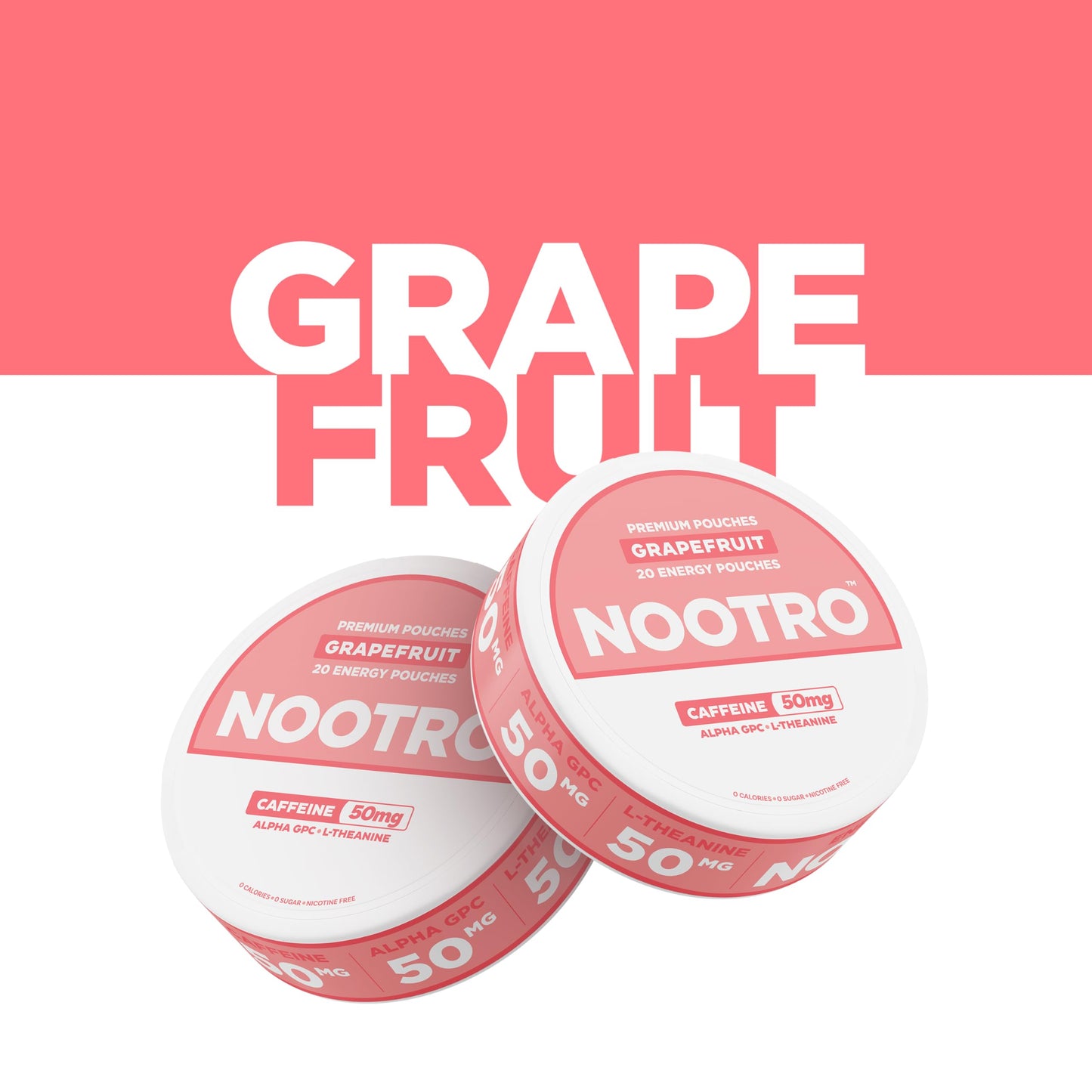 Nootro Caffeine Nootropic Caplets 1 Count