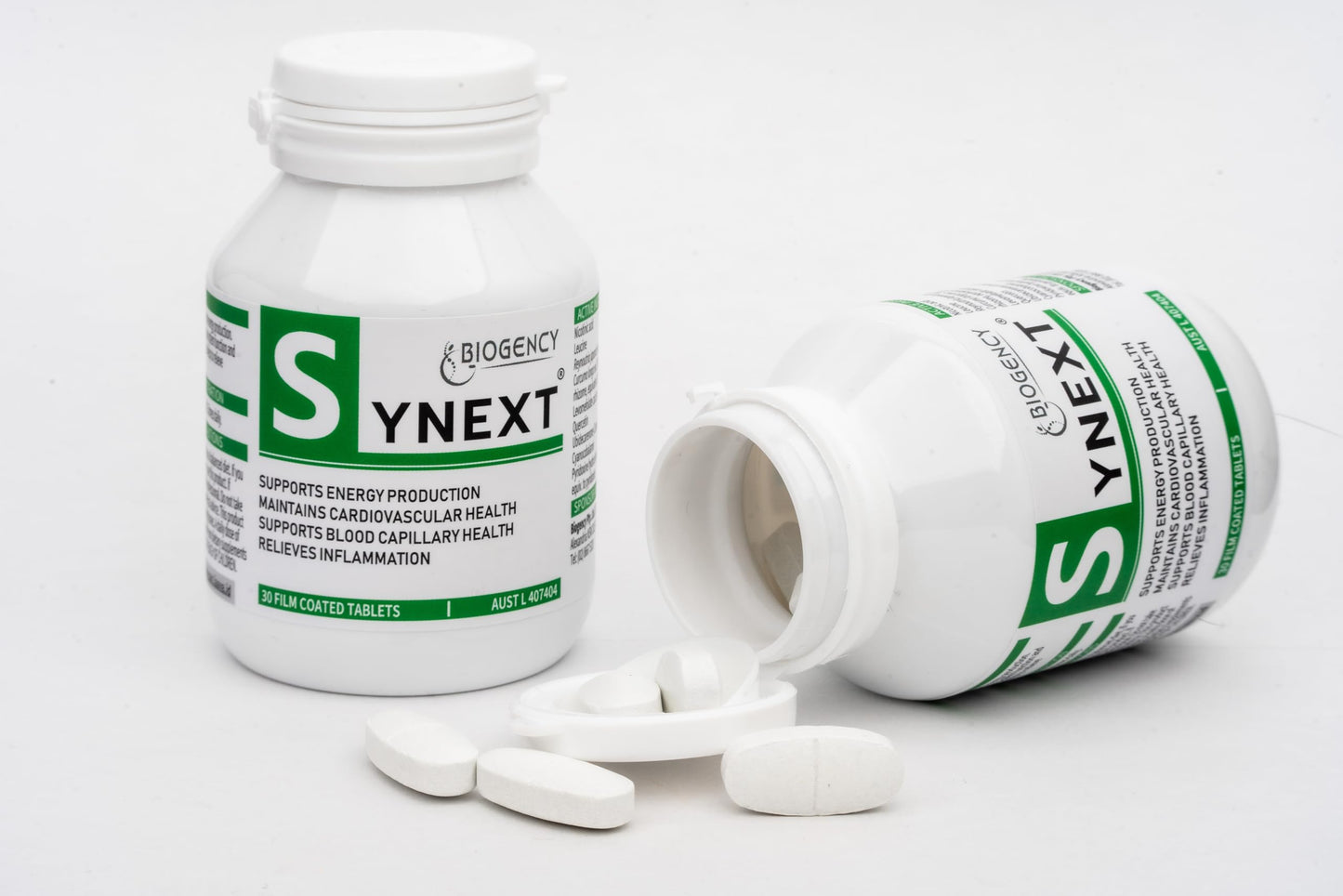 Biogency Synext NAD+ Supplement Tablets 30 Count