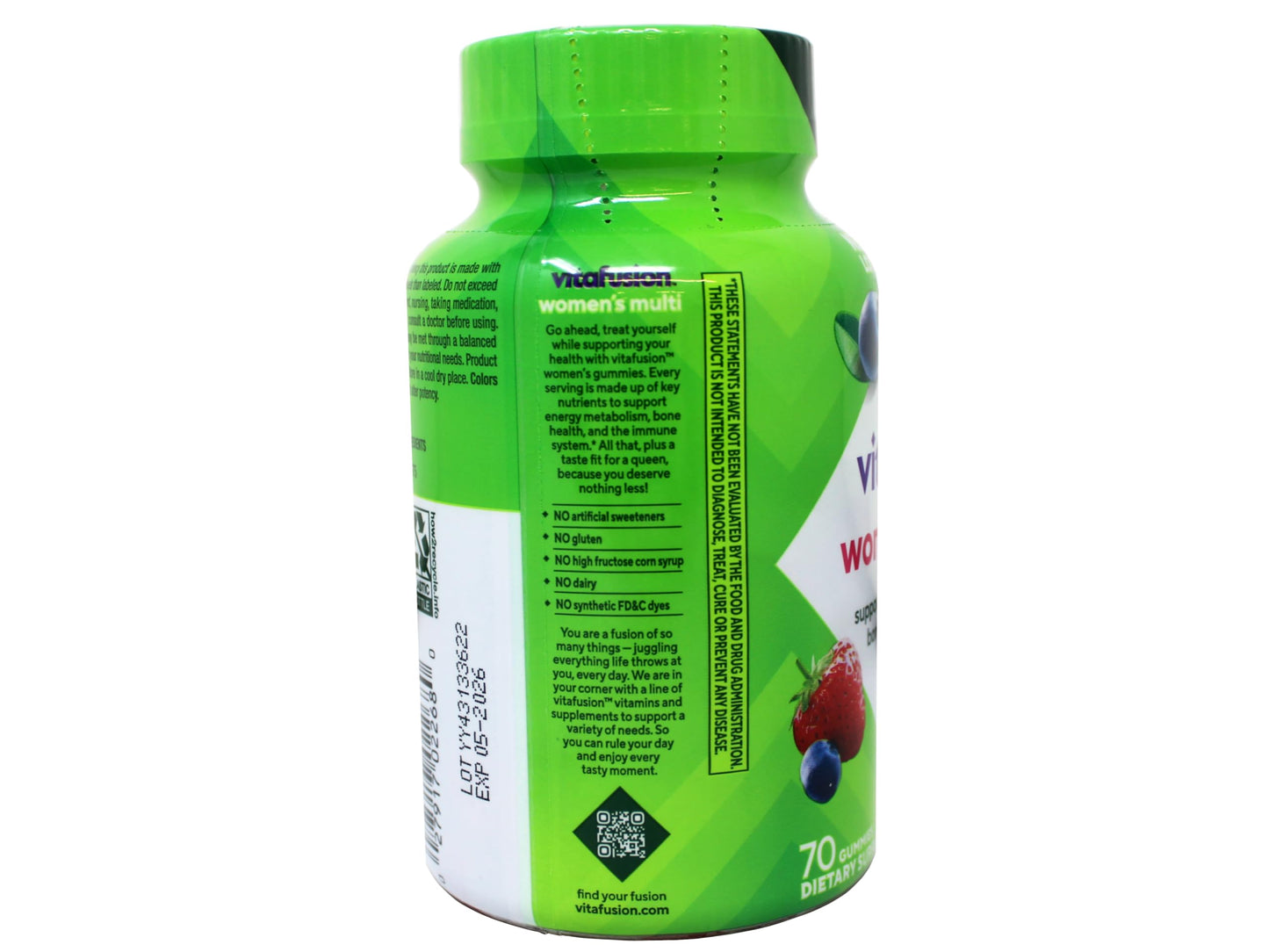 Vitafusion Women's Complete Multivitamin Gummies, 280 Gummies