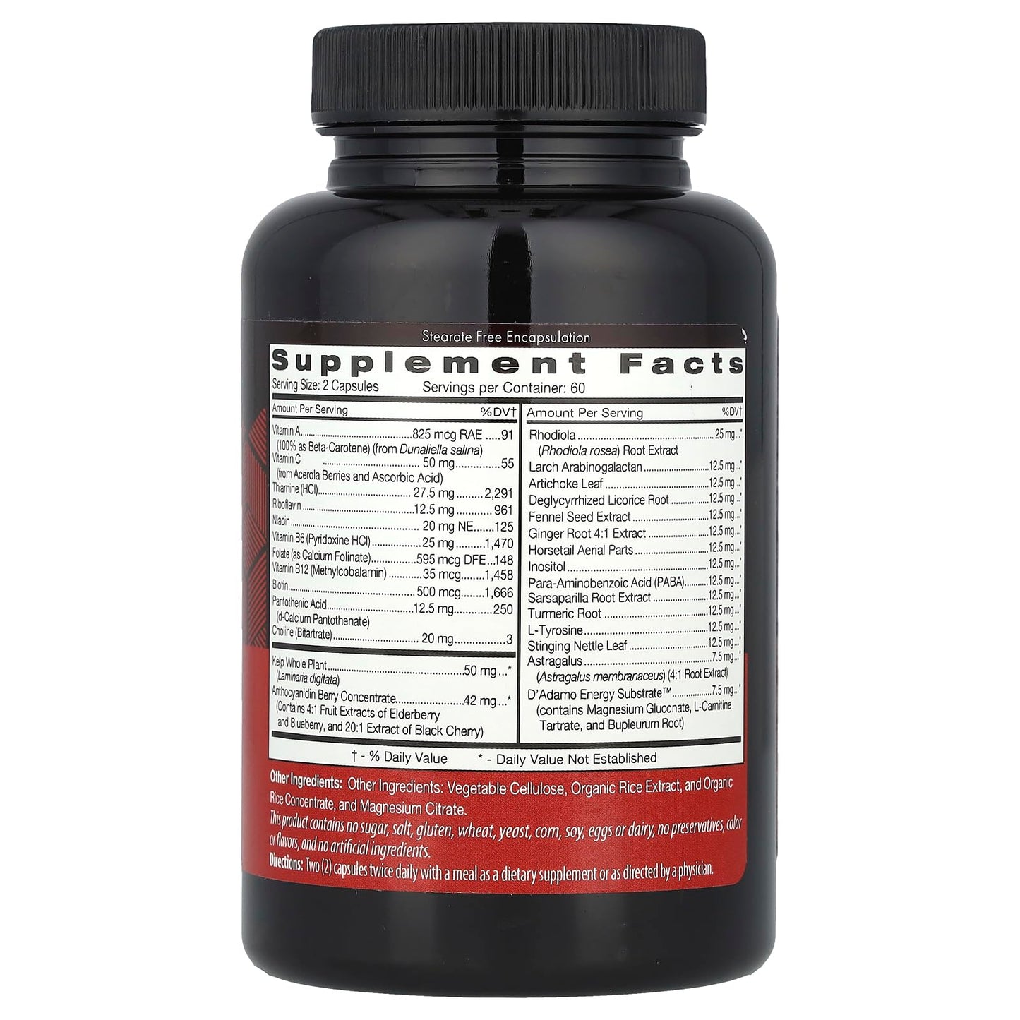 D'Adamo Personalized Nutrition Polyvite O Capsules 120