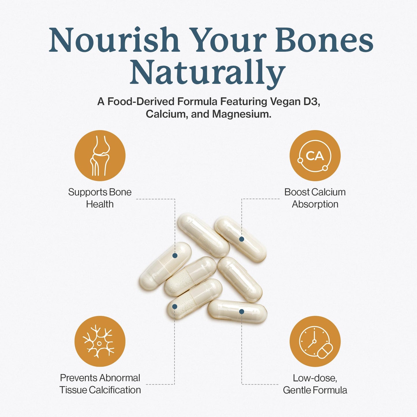 Dr. Fuhrman Osteo-Biotect Organic Calcium Bone Health Supplement Capsule 120 Count