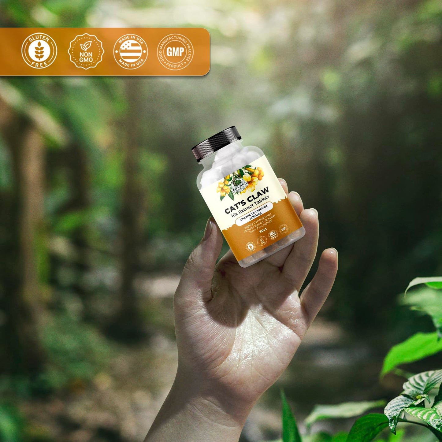 Amazing Botanicals Cat’s Claw 30 Tablets