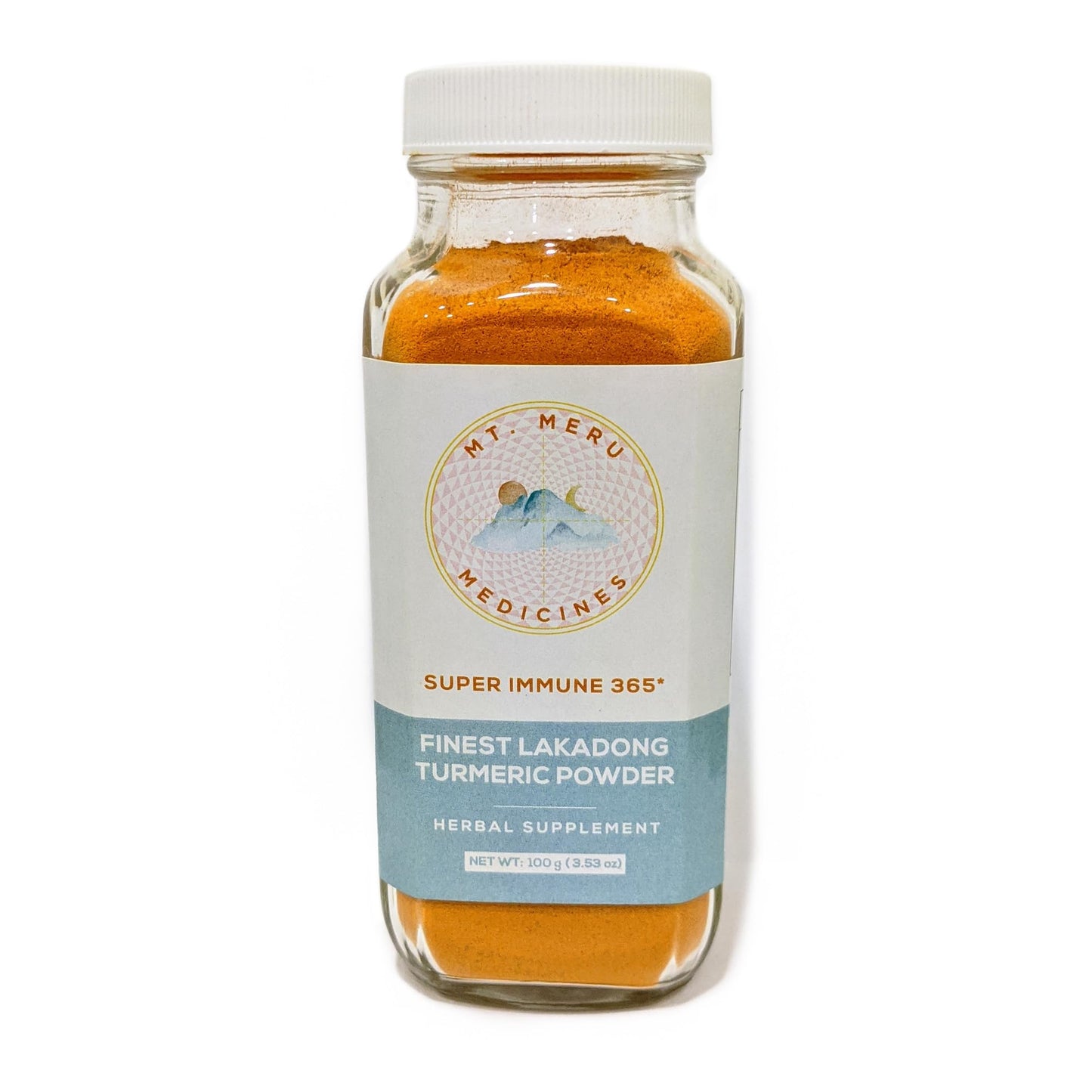 Mt. Meru Medicines Lakadong Turmeric Powder, 3.53 oz