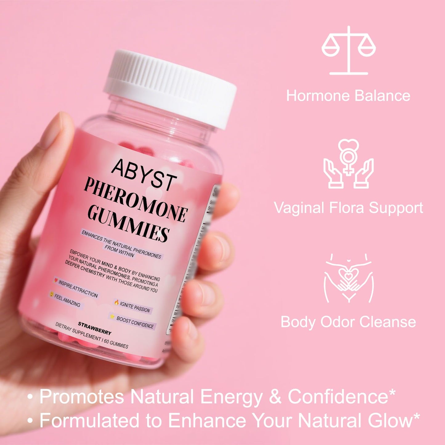 ABYST Pheromone Gummies for Women Gummy 60 Count