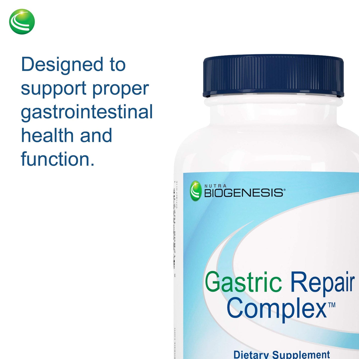 Nutra BioGenesis Gastric Support Complex DGL Licorice Supplement 60 Capsules