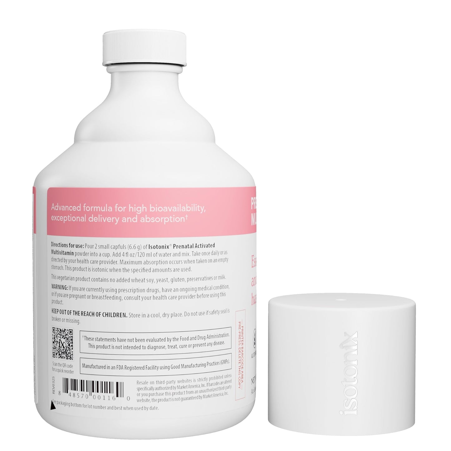 Isotonix Prenatal Activated Multivitamin Powder 10.5 Ounce