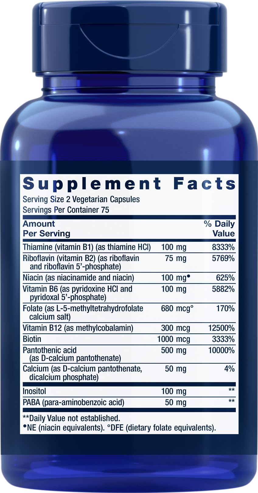 Life Extension BioActive Complete B-Complex 300 Capsules