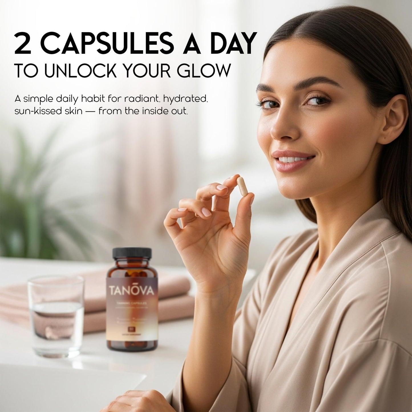Tanova Tanning Pills Capsule, 60 Capsules