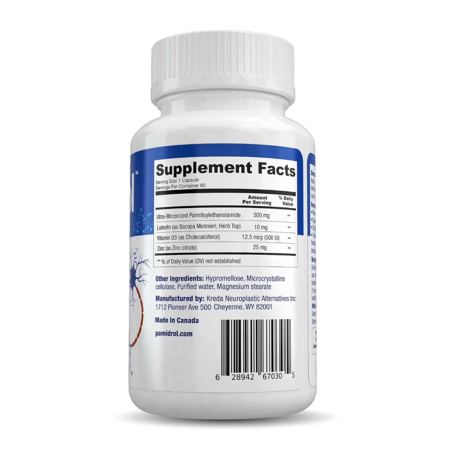 Pamidrol Nerve and Joint Support Capsule 60 Count