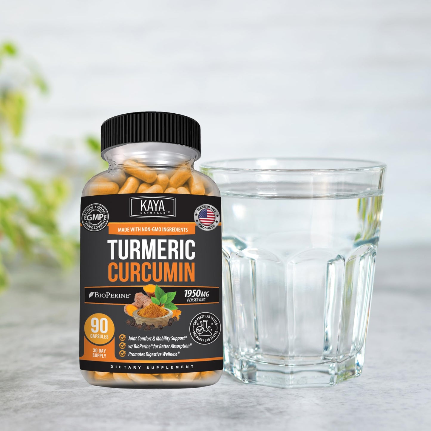 Kaya Naturals Turmeric Platinum 90 Capsules
