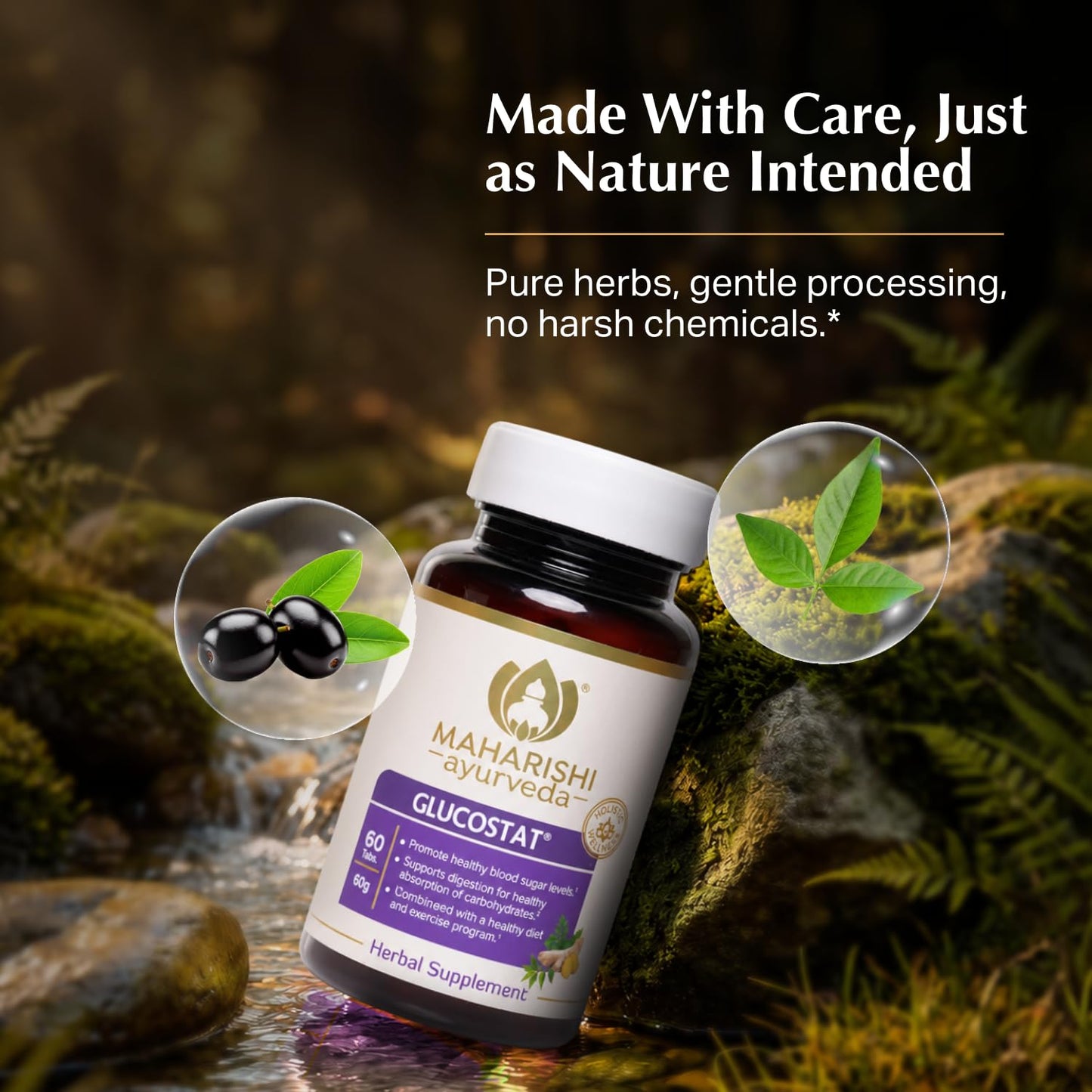 Maharishi Ayurveda Glucostat 1000 mg, 60 Tablets