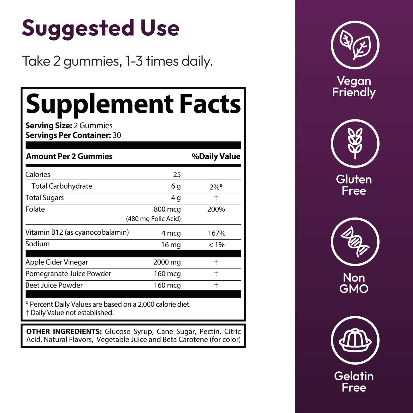 Justified Laboratories Proton Keto ACV Gummies Extreme, 180 Gummies