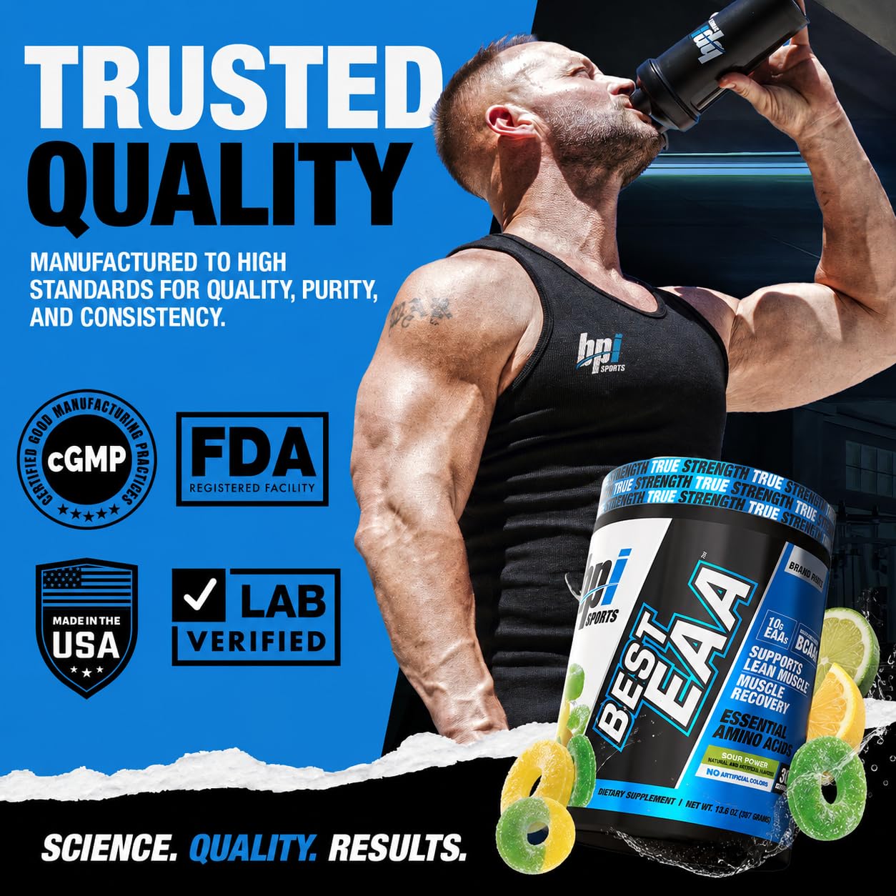 BPI Sports Essential Amino Acids EAA Powder 13.6