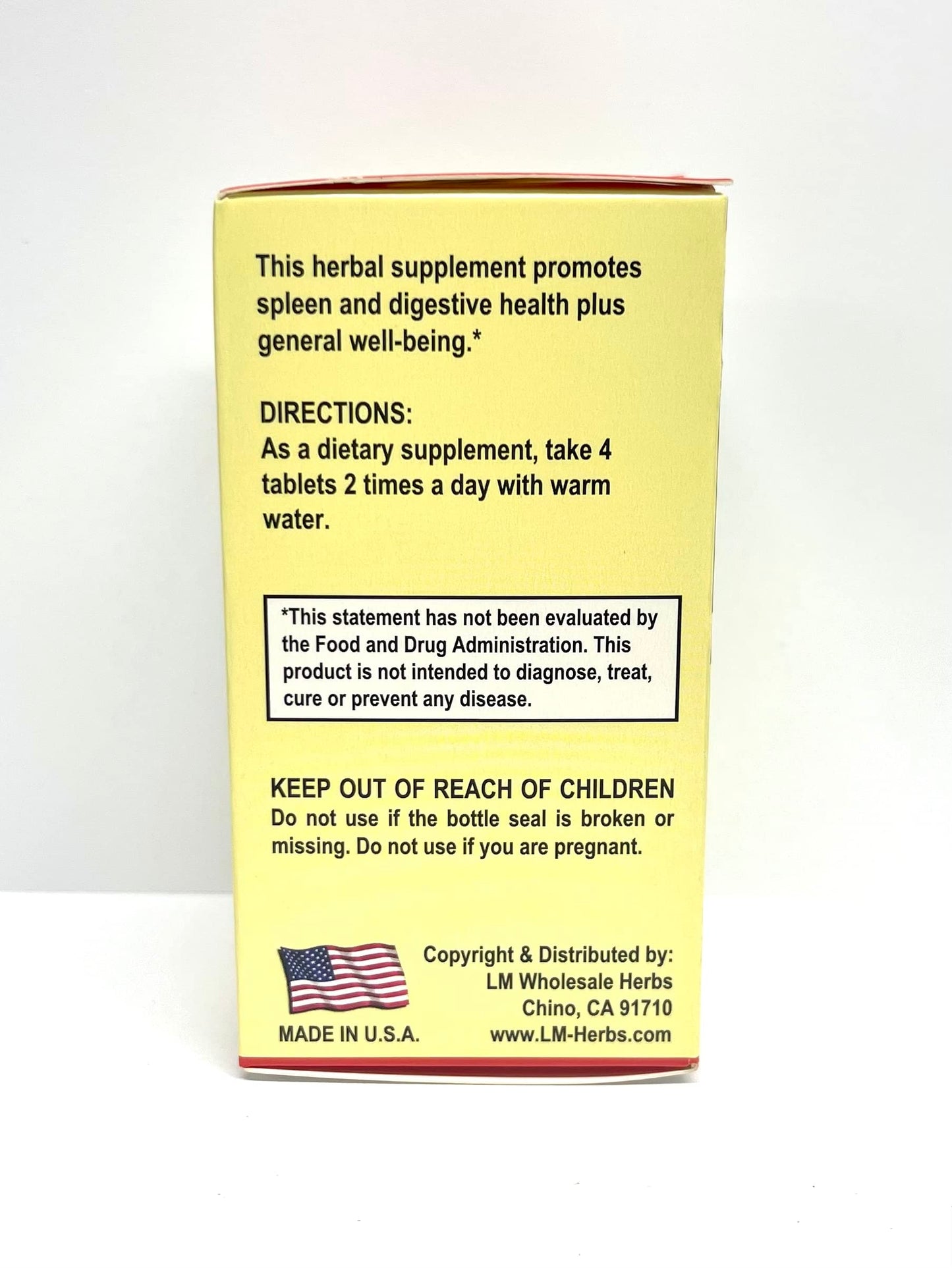 Lao Wei Codonopsis Root Combination Herbal Supplement 500mg 80 Tablets