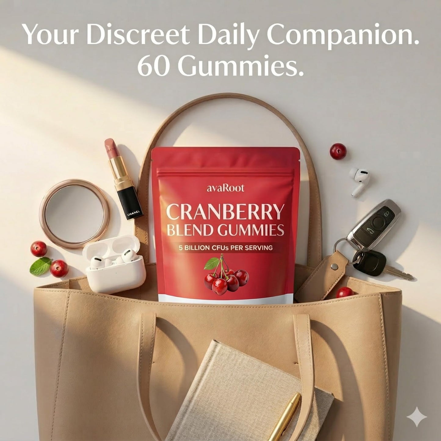 Peehss Avaroot Cranberry Blend Gummies, 60 Gummies