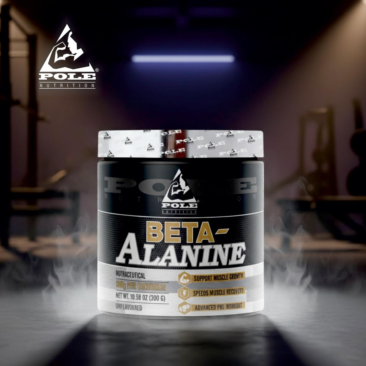 Pole Nutrition Beta-Alanine Powder Unflavored, 75 Serving