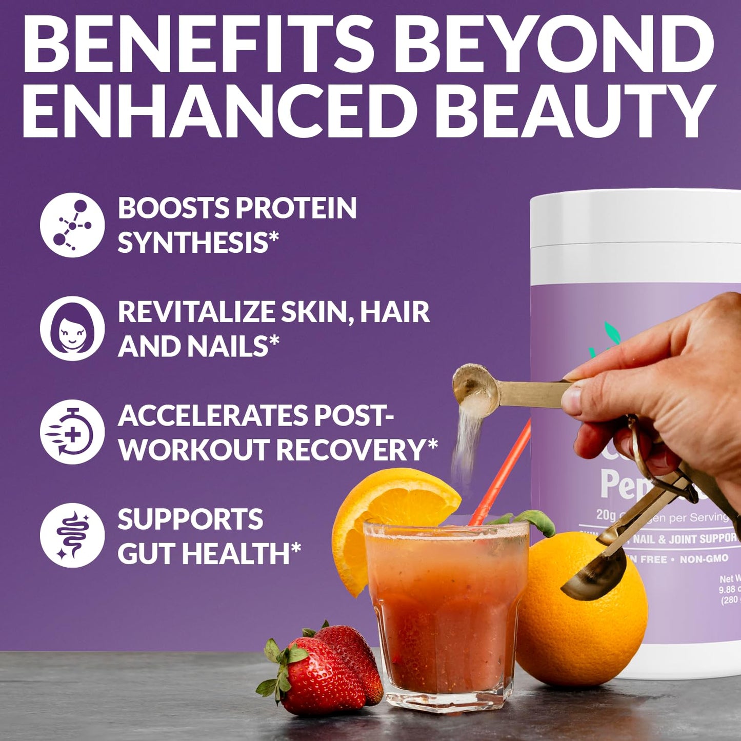 Vital Rise Hydrolyzed Collagen Powder 9.88 oz