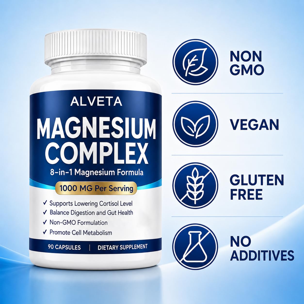 Slifthistle Magnesium Complex with 8 Essential Forms, 1 Capsule